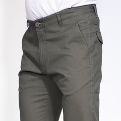Pants:Gabardine_Semi Fit_Solid_215#2