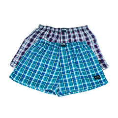 Woven Boxer Shorts: Semi Fit_Check_105#1