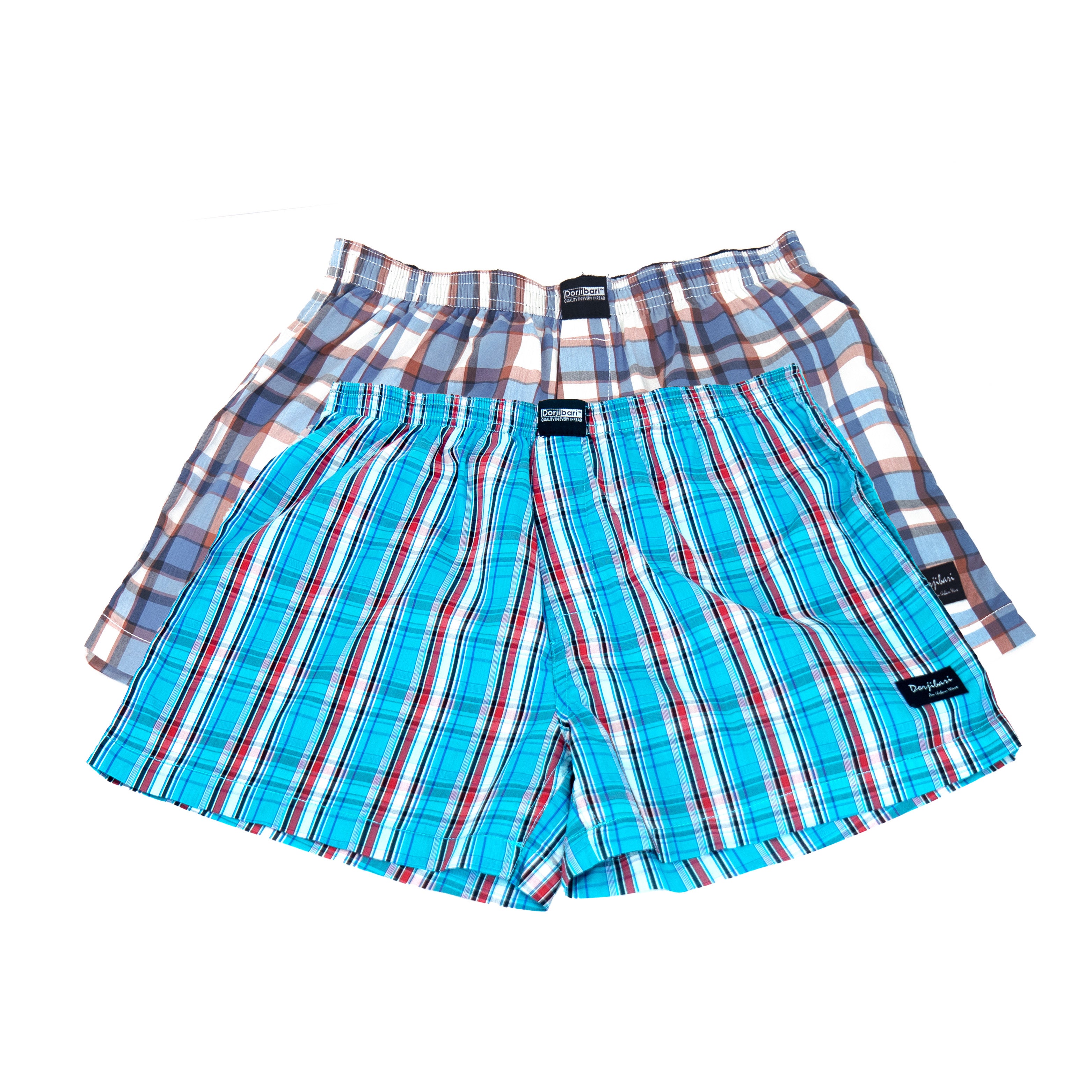 Woven Boxer Shorts: Semi Fit_Check_109#1