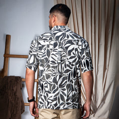 Cuban Collar Shirt_Drop Shoulder_103#1