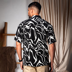 Cuban Collar Shirt_Drop Shoulder_102#2