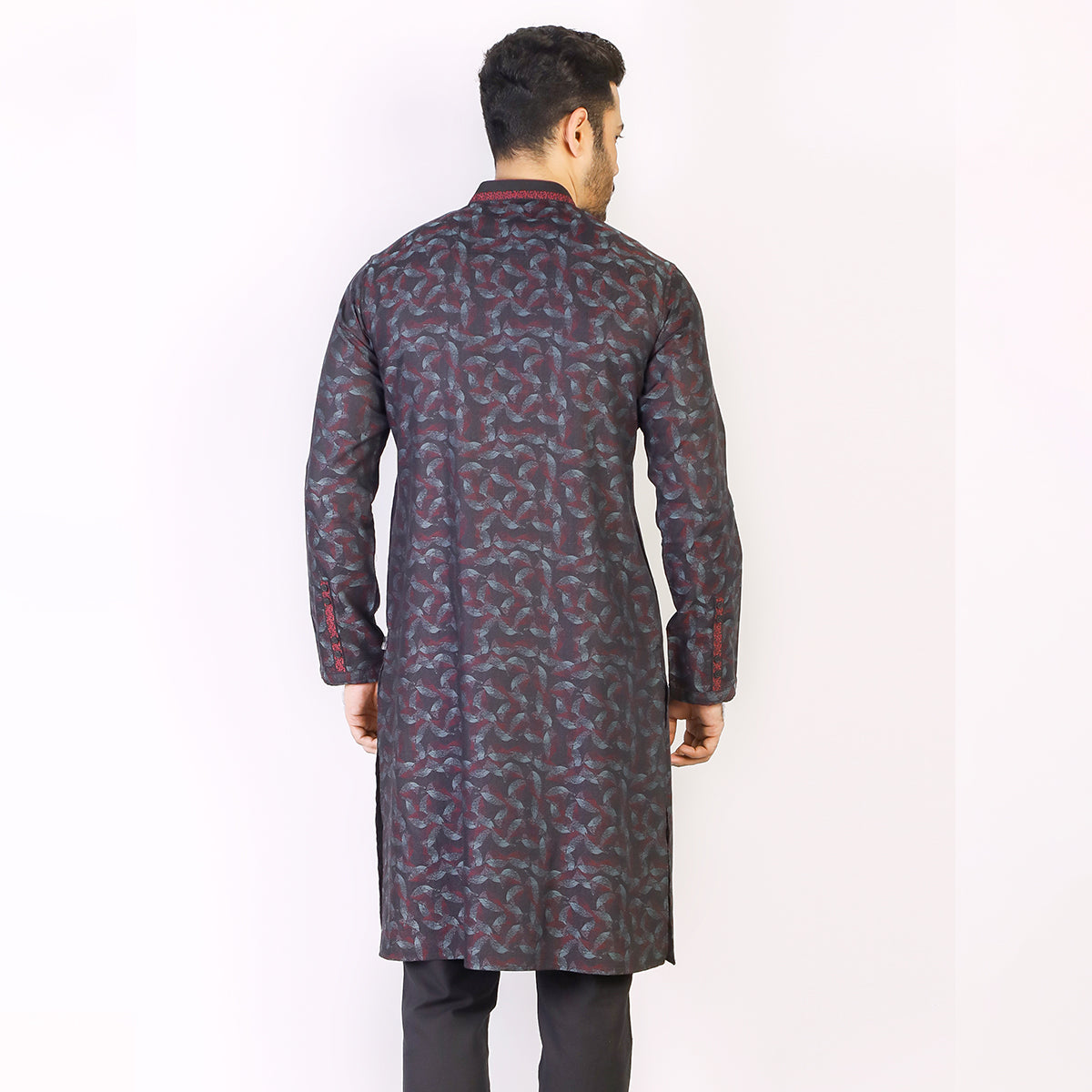 Panjabi:Semi Fit_Solid-Slub_302#1