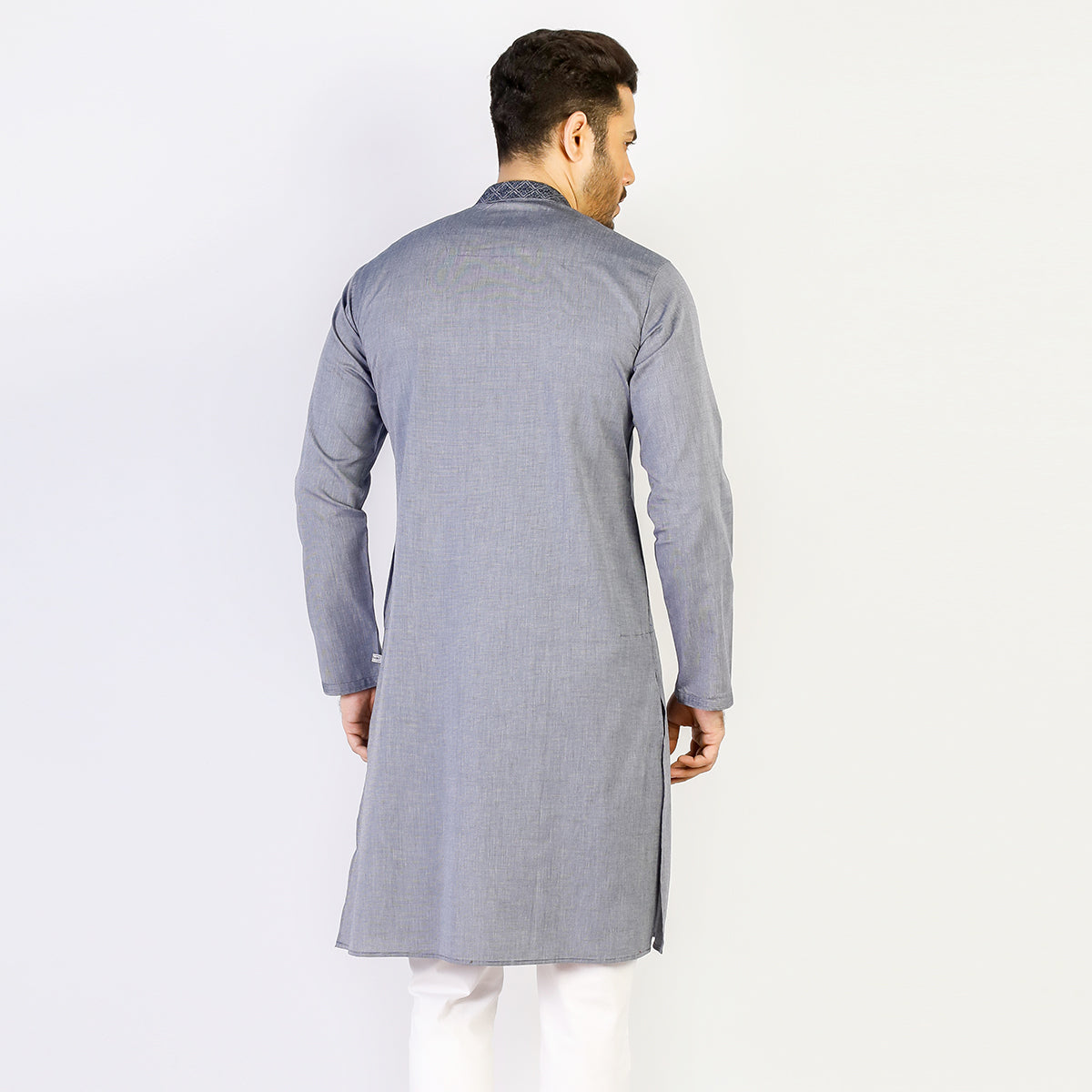 Panjabi:Semi Fit_Solid-Slub_287#1