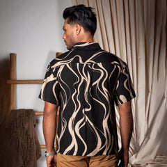 Cuban Collar Shirt_Drop Shoulder_101#2