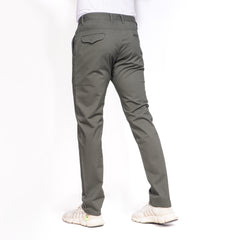 Pants:Gabardine_Semi Fit_Solid_215#2