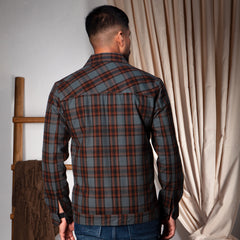 Streetwear Jacket:Full Sleeve_Semi Fit_Check_104#2