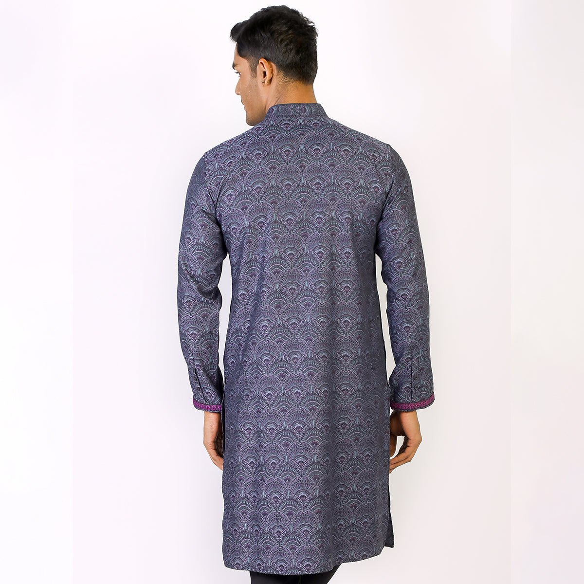 Panjabi:Semi Fit_Solid-Slub_303#1