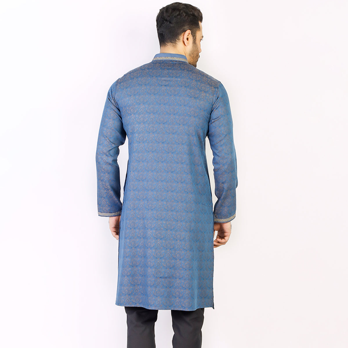 Panjabi:Semi Fit_Solid-Slub_304#1