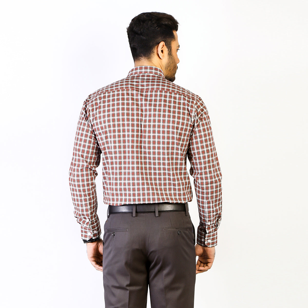 Shirt:Full Sleeve_Regular Fit_Check_338#1