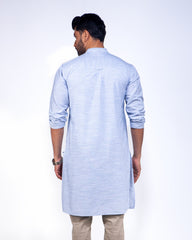 Light Sky Print Casual Panjabi for Men 265#2