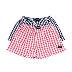 Woven Boxer Shorts: Semi Fit_Check_106#1