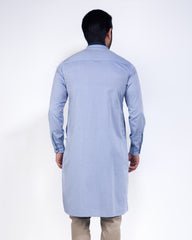 Solid Sky Casual Panjabi 264#2