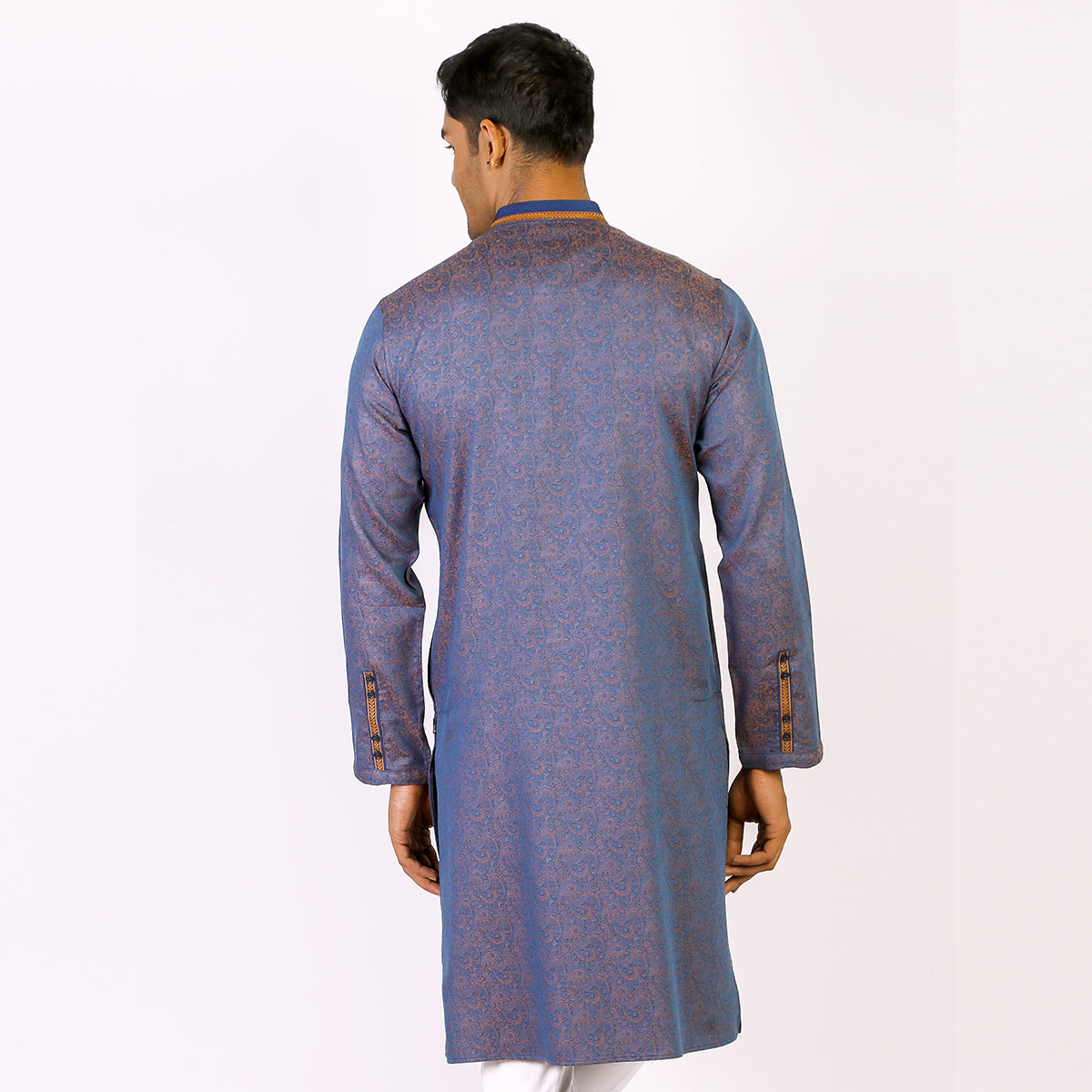 Panjabi:Semi Fit_Solid-Slub_298#3