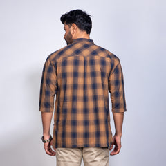 Fatua:3Quarter Sleeve_Trendy Fit_ Check_211#1