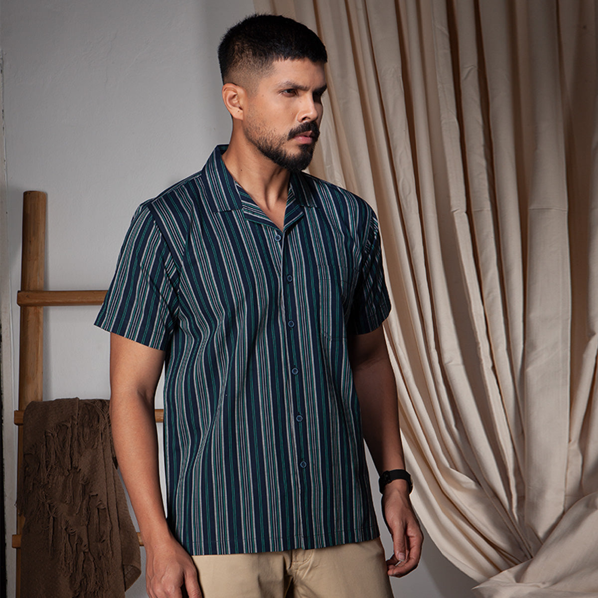 Cuban Collar Shirt_Regular Fit_103#2