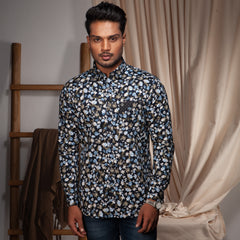 Shirt:Full Sleeve_Trendy Fit_ Print_450#1