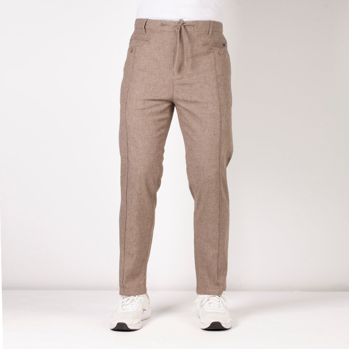 Trousers:Long_Semi Fit_Solid_121#1