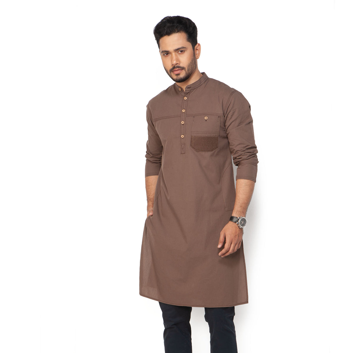 Panjabi_Trendy Fit_Solide_261#1