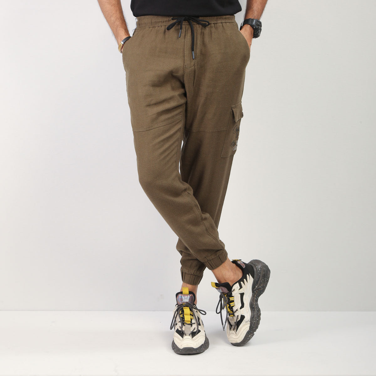 Joggers Pant_Semi Fit_Herringbone_108#2