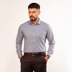 Shirt:Full Sleeve_Regular Fit_Stripe_371#1