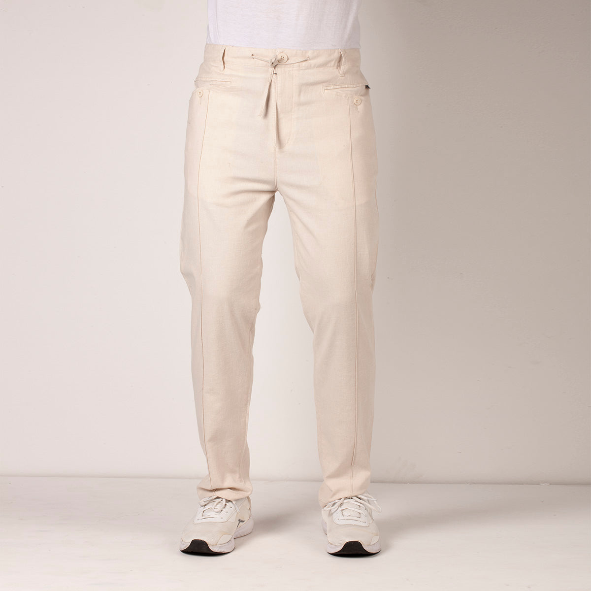 Trousers:Long_Semi Fit_Solid_121#2