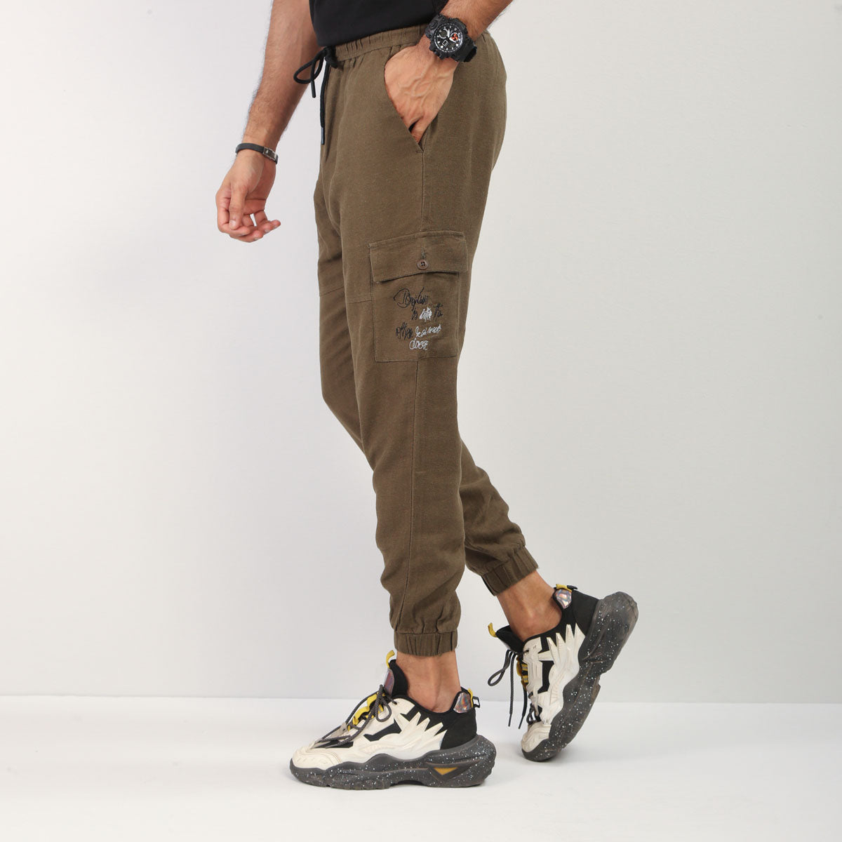 Joggers Pant_Semi Fit_Herringbone_108#2