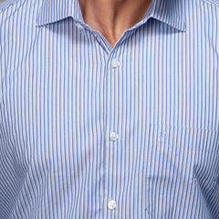 Shirt:Full Sleeve_Regular Fit_Stripe_362#1