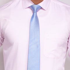 Shirt:Full Sleeve Blue Door_Regular Fit_Dobby_314#2