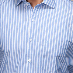 Shirt:Full Sleeve_Regular Fit_Stripe_360#1