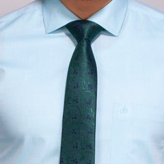 Shirt:Full Sleeve Blue Door_Regular Fit_Dobby_314#1