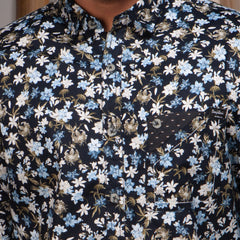 Shirt:Full Sleeve_Trendy Fit_ Print_450#1