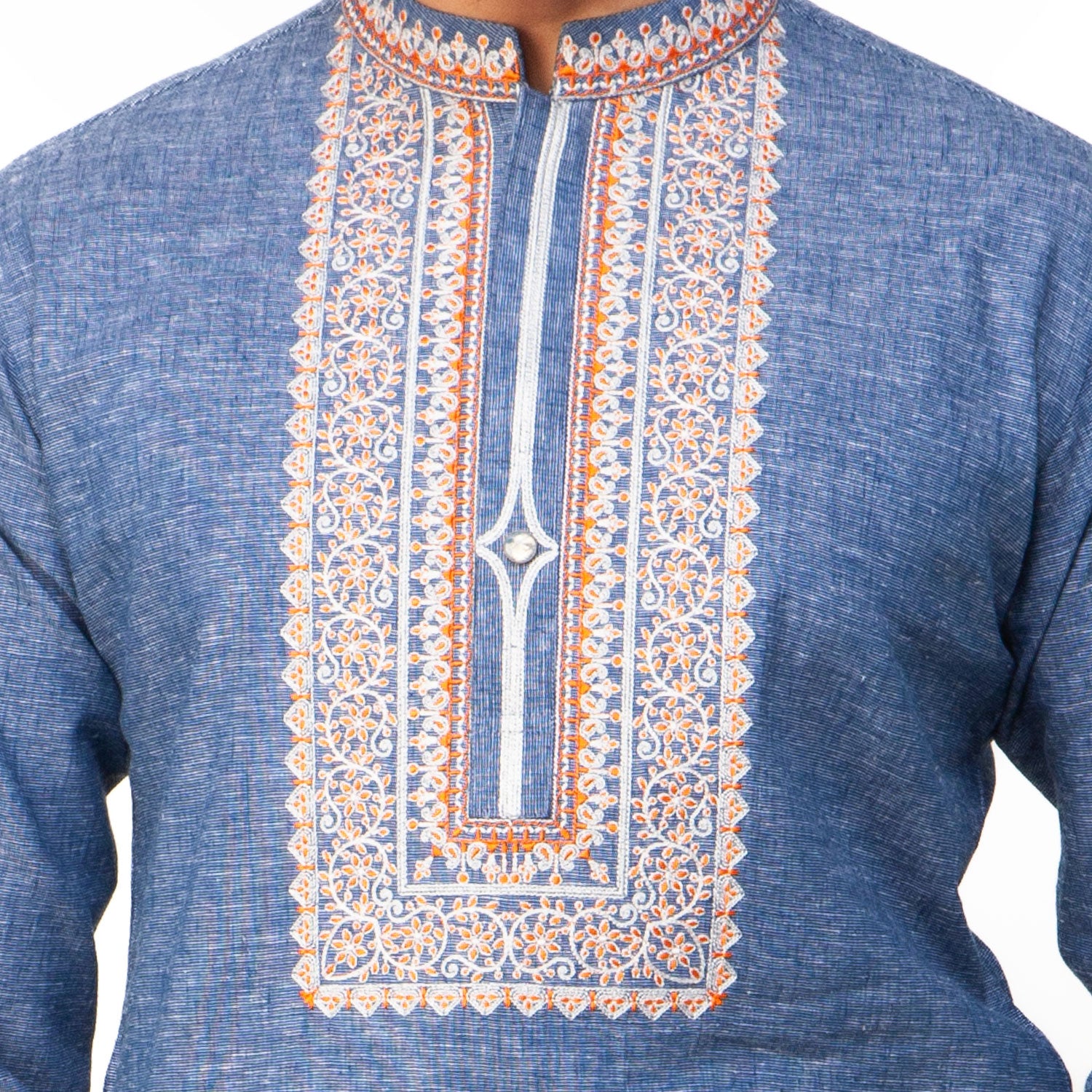 Panjabi:Semi Fit_ Solid-Slub _349#2