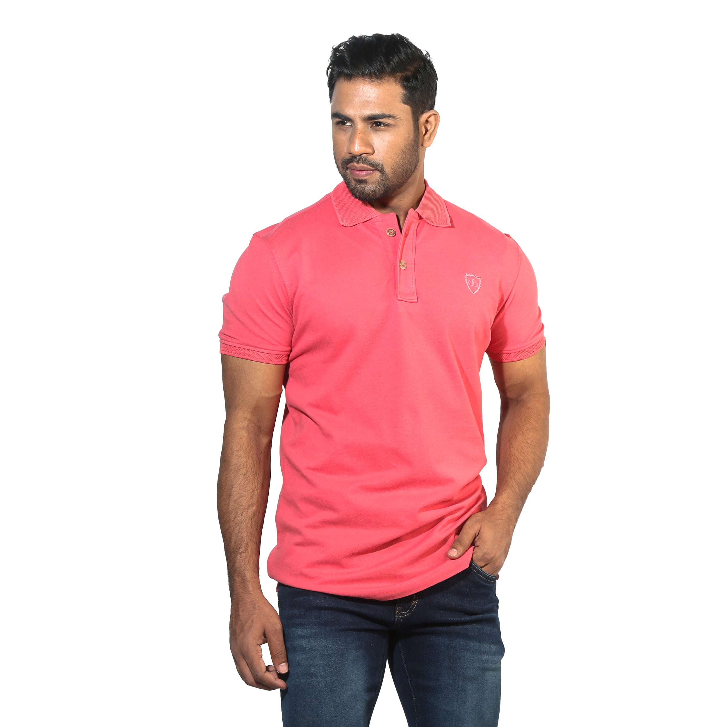 Polo:Short Sleeve_Semi Fit_Solid_124#1