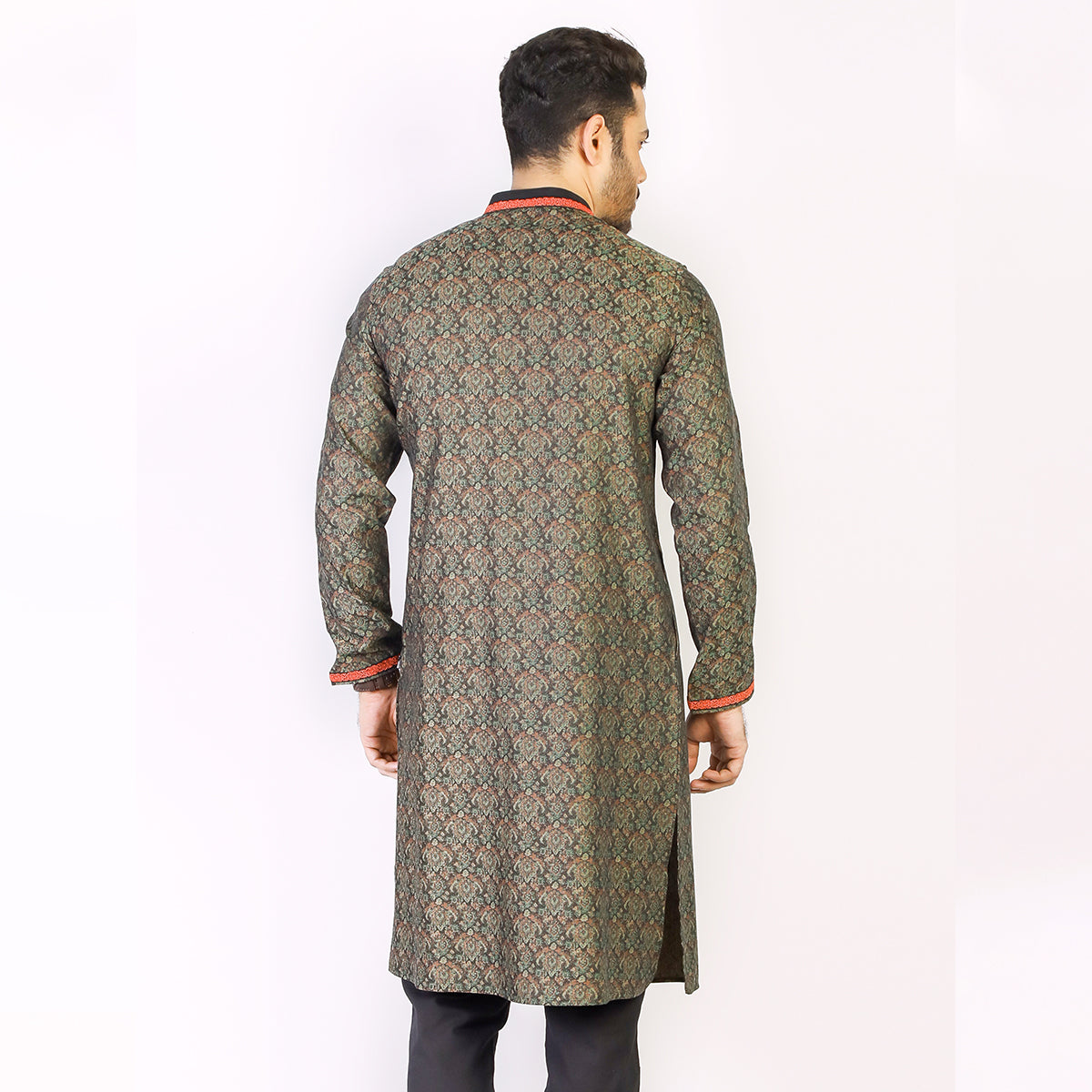 Panjabi:Semi Fit_Solid-Slub_304#3