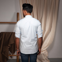 Shirt:Full Sleeve_Trendy Fit_ Solid_404#1