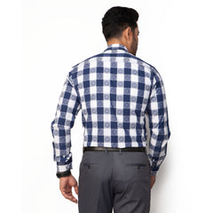 Shirt:Full Sleeve Blue Door_Regular Fit_ Print_305#1