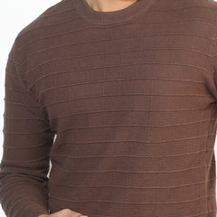 Sweater:Full Sleeve_Semi Fit_Check_123#1