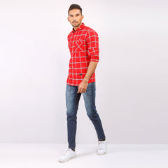 Shirt:Full Sleeve_Trendy Fit_Check_393#1