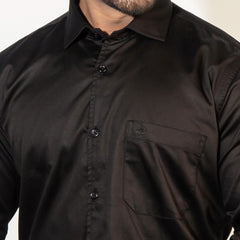 Shirt:Full Sleeve Blue Door_Regular Fit_ Solid_281#1