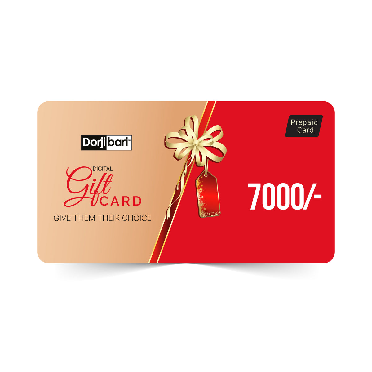 Digital Gift Card 7000TK