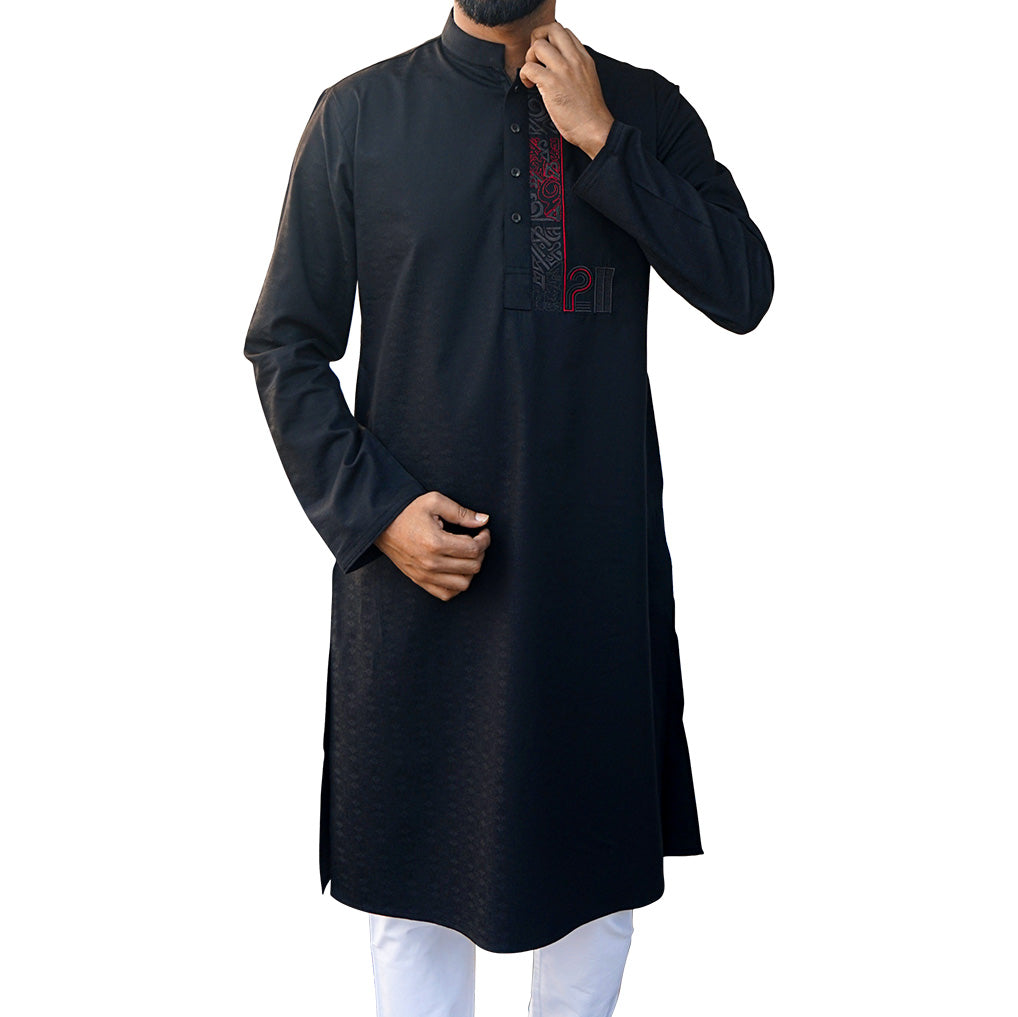 Panjabi:Semi Fit_Jacquard_350#1