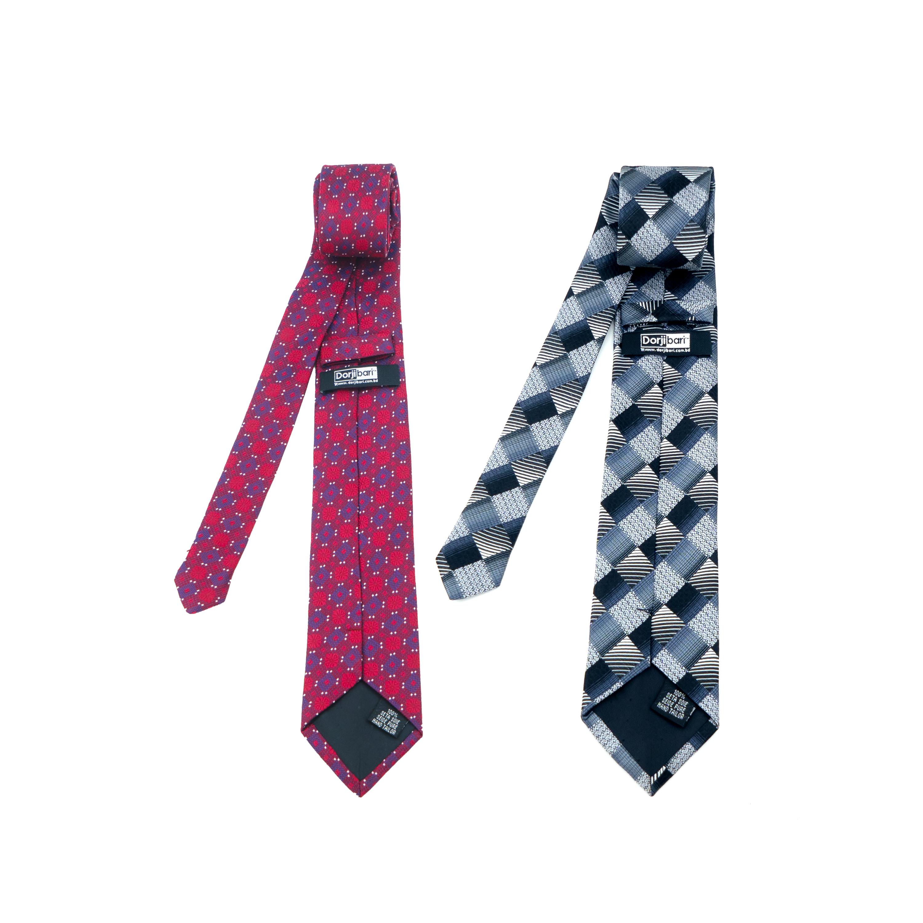 Tie: Semi Fit_Design_246#7 & 246#10 (1 Pair)