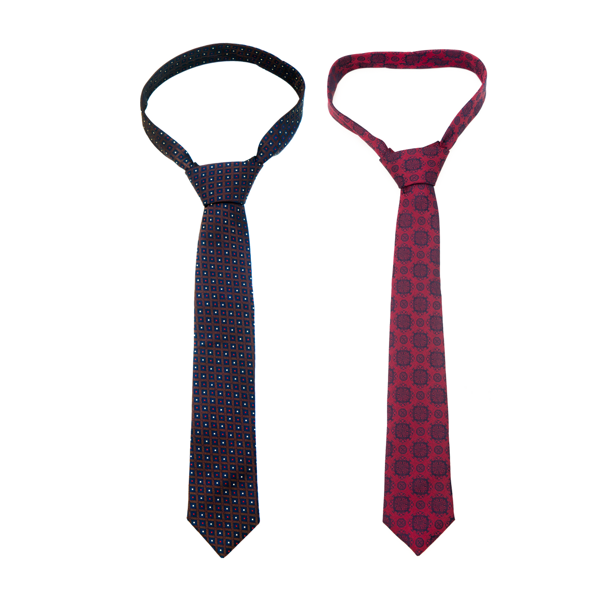 Tie: Semi Fit_Design_246#20 & 246#25 (1 Pair)