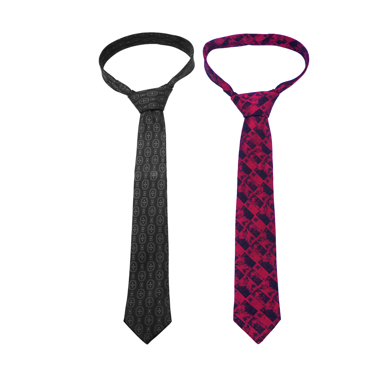 Tie: Semi Fit_Design_246#6 & 246#15 (1 Pair)