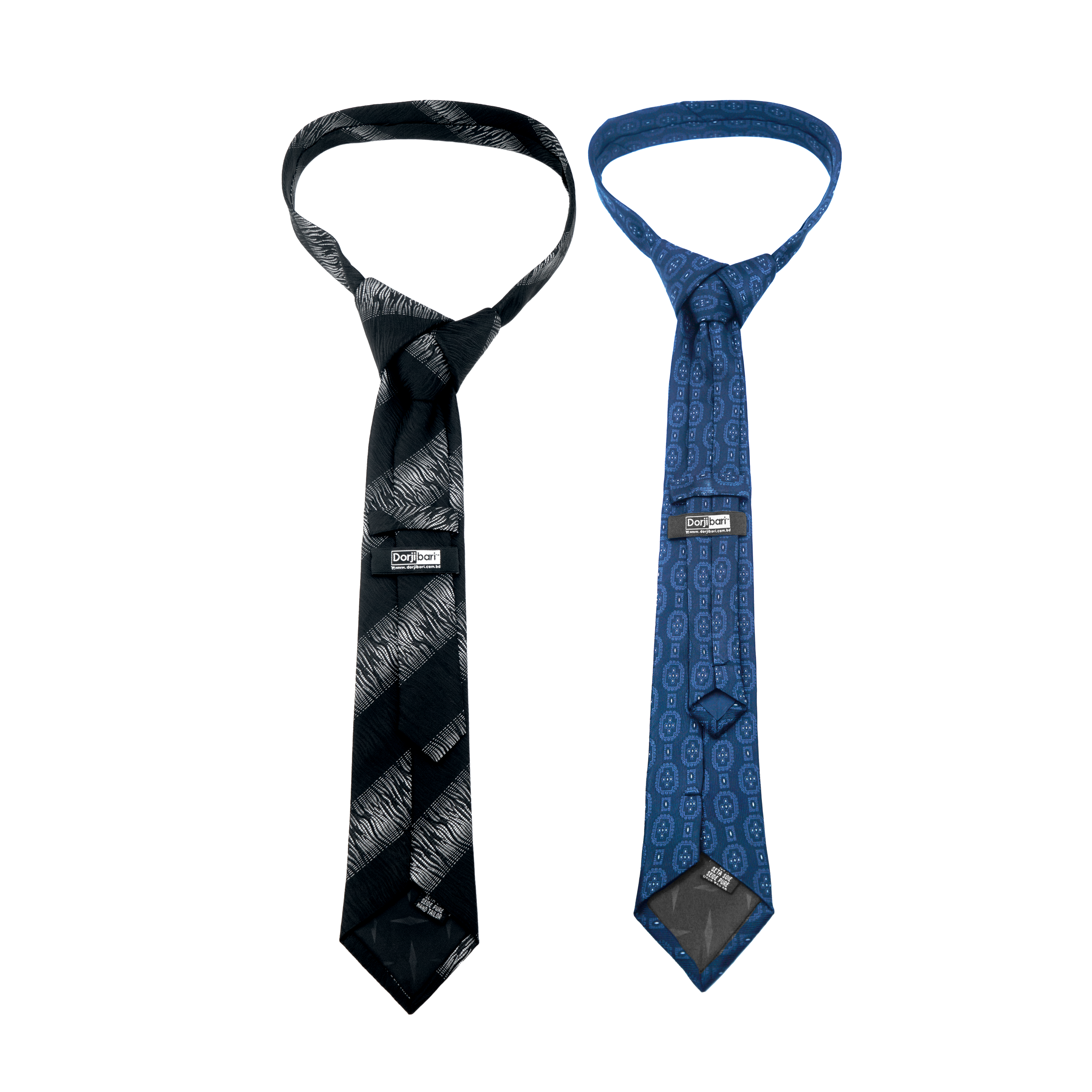 Tie: Semi Fit_Design_246#16 & 246#35 (1 Pair)