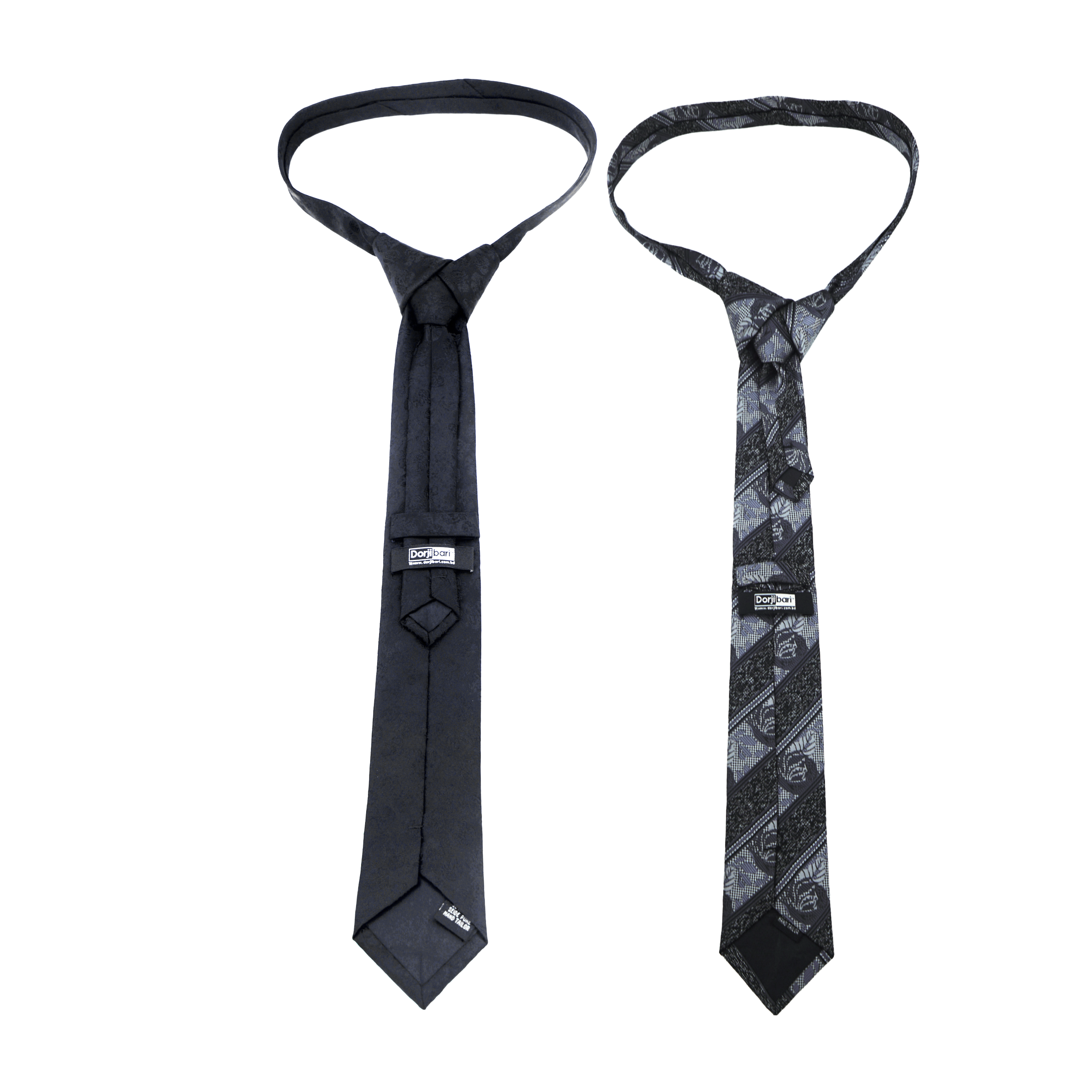 Tie: Semi Fit_Design_246#40 & 246#43 (1 Pair)