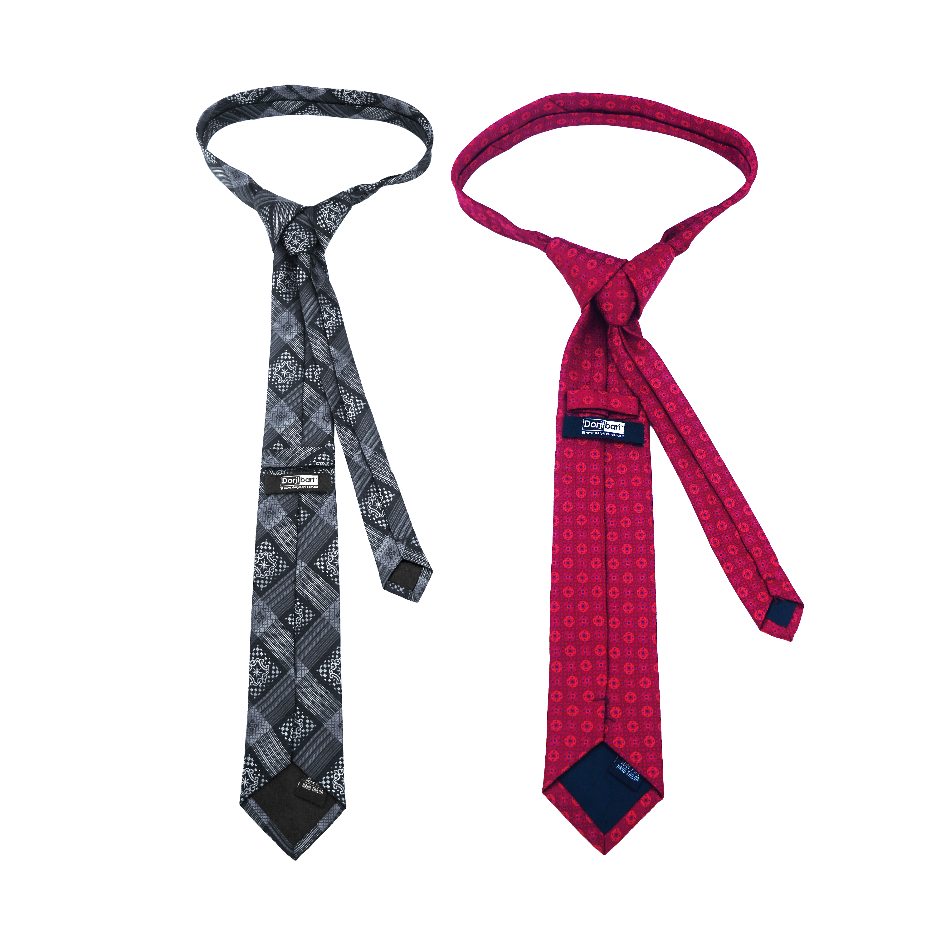 Tie: Semi Fit_Design_246#5 & 246#21 (1 Pair)