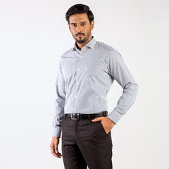 Shirt:Full Sleeve_Regular Fit_Stripe_314#1