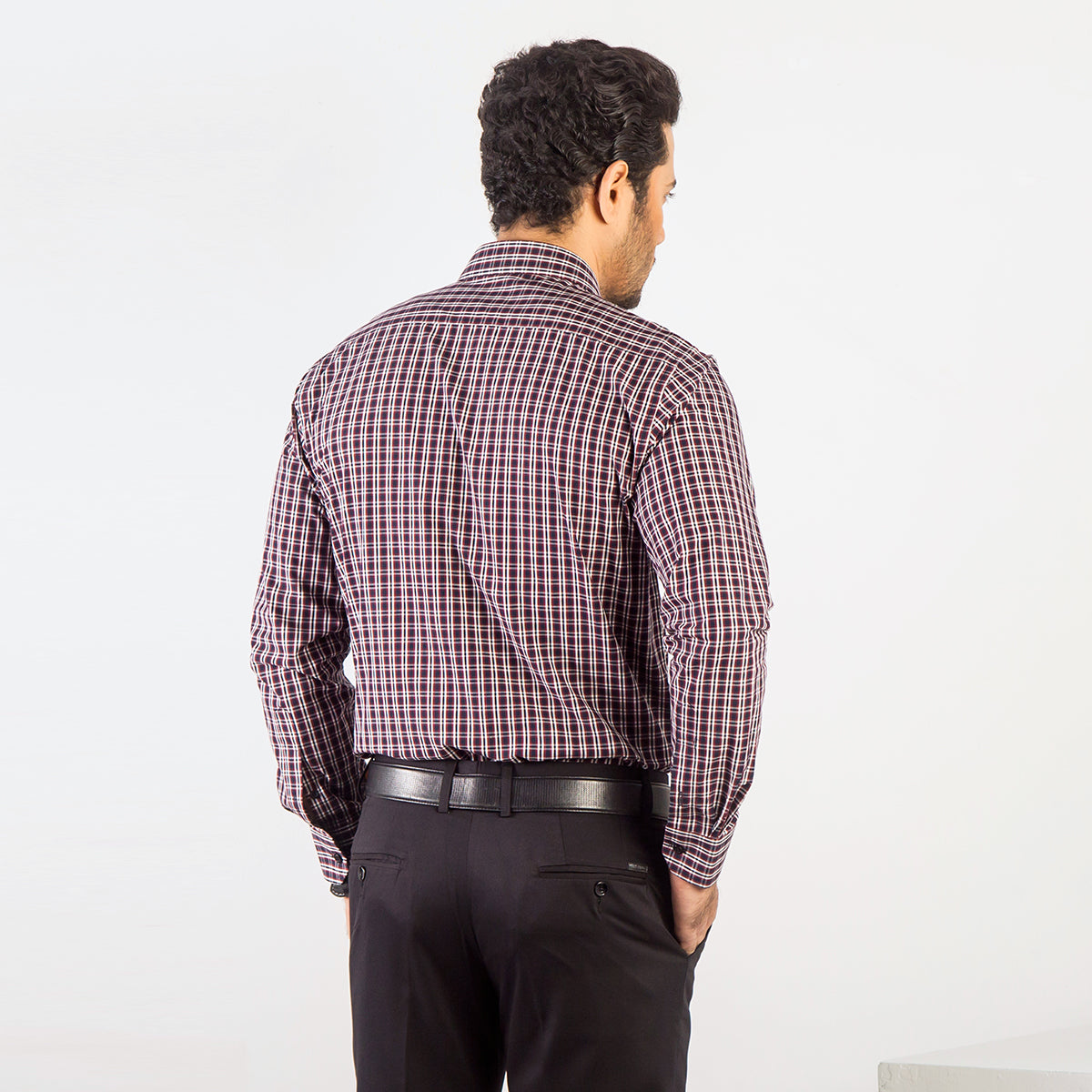 Shirt:Full Sleeve_Regular Fit_Check_328#1