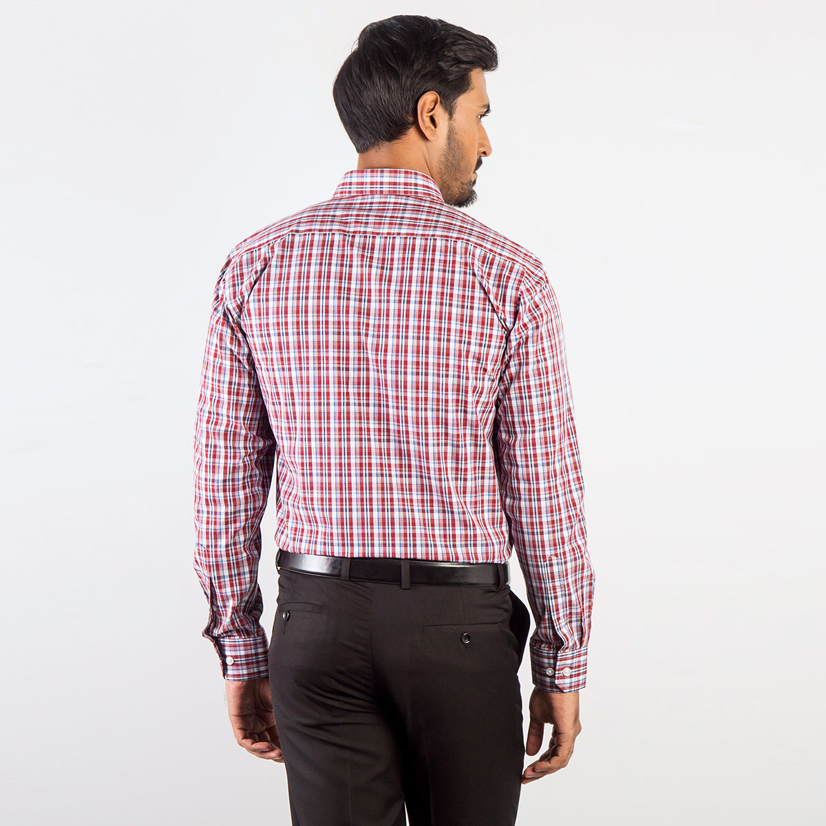 Shirt:Full Sleeve_Regular Fit_Check_329#1